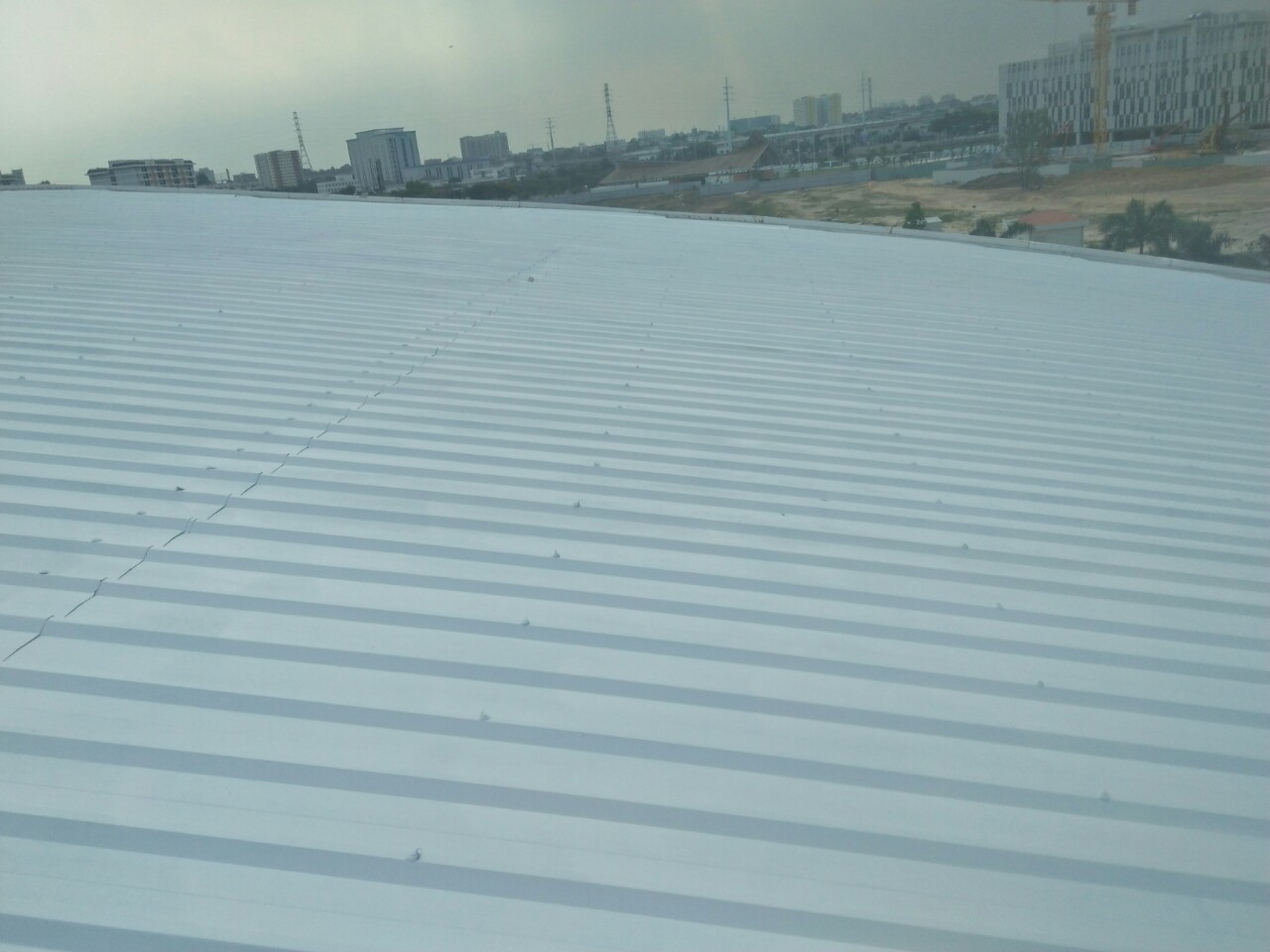 Thi công sơn chống nóng Adgreencoat tại nhà máy AIPHONE (Vsip 2 - BD) 3,380 m2